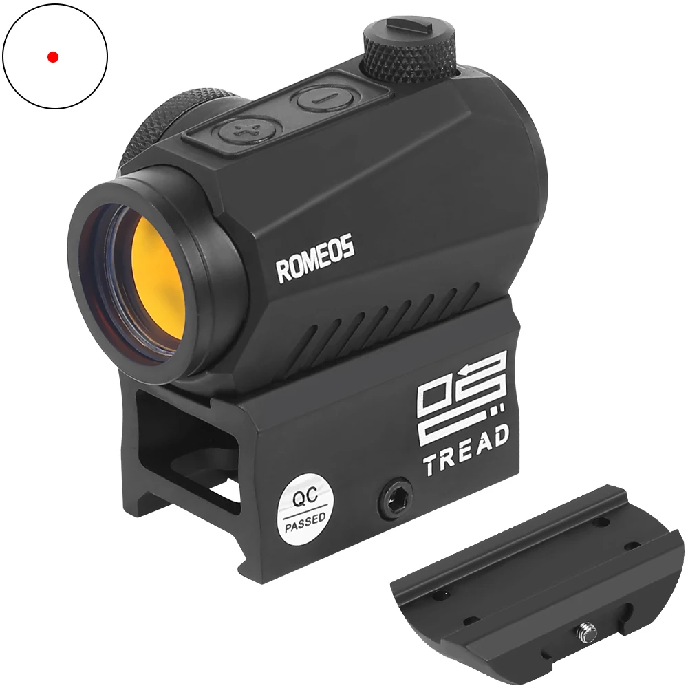 

Red Dot Sight Motion Awake 2 MOA 1X20mm Red Dot Optics Scope With 0.84 Inch Co-Witness Riser Mount Low-Profile Mount for Rifle