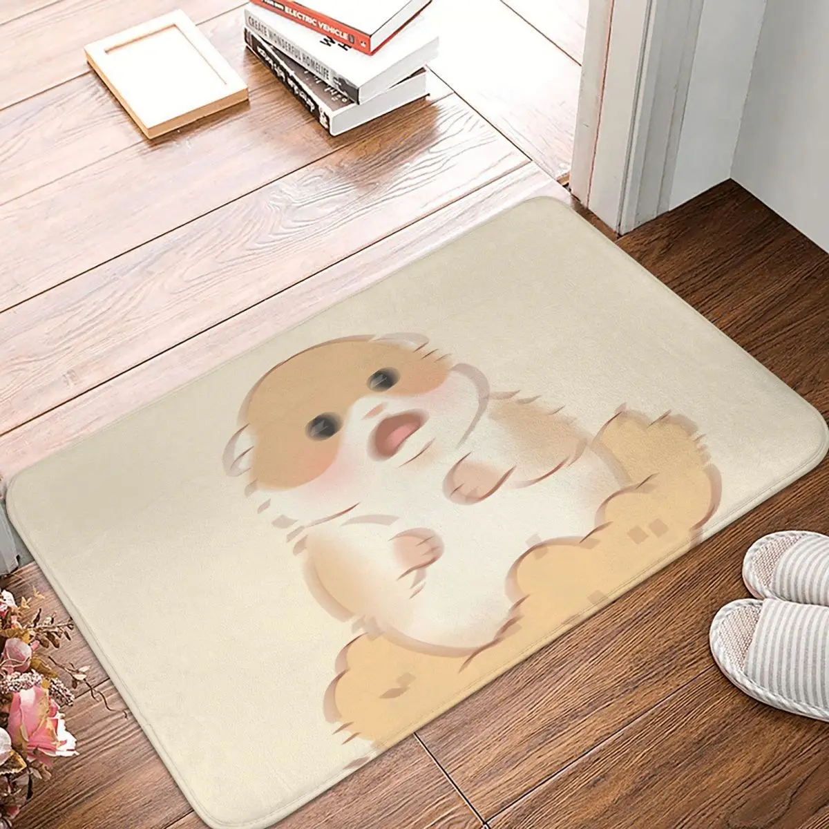 Non-slip Doormat Freaked Hamster Living Room Kitchen Mat Welcome Carpet Home Modern Decor