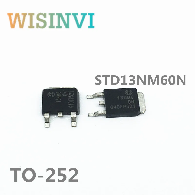 10pcs/lot  13NM60N STD13NM60N  Voltage value：600V 11A   encapsulation：TO-252