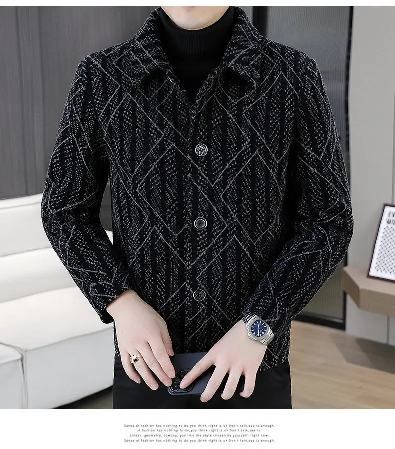 2026 Herbst Winter Herren Slim Fit Plüschjacken Jugend Streetwear Warme Kurze Fleece-Mäntel Kleidung Verdickte Winddichte Parkas – Detail 10