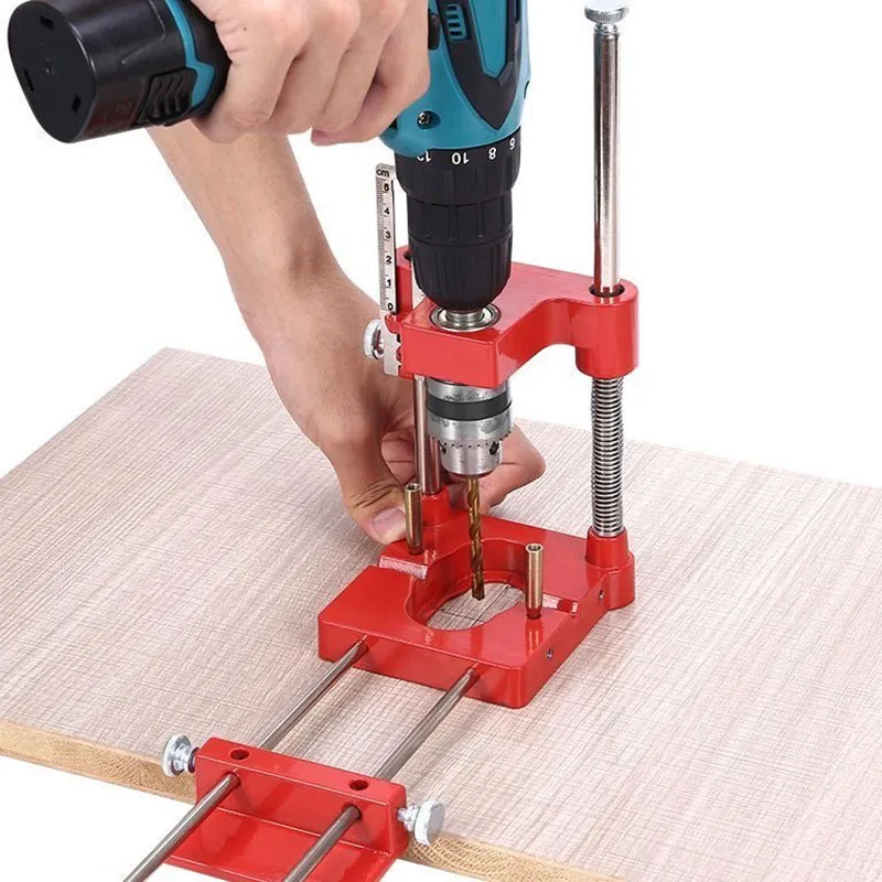 Portable Drilling Locator Precise Positioning Auxiliary Equipment Woodworking Locator Woodworking Drilling Fixing Tool
