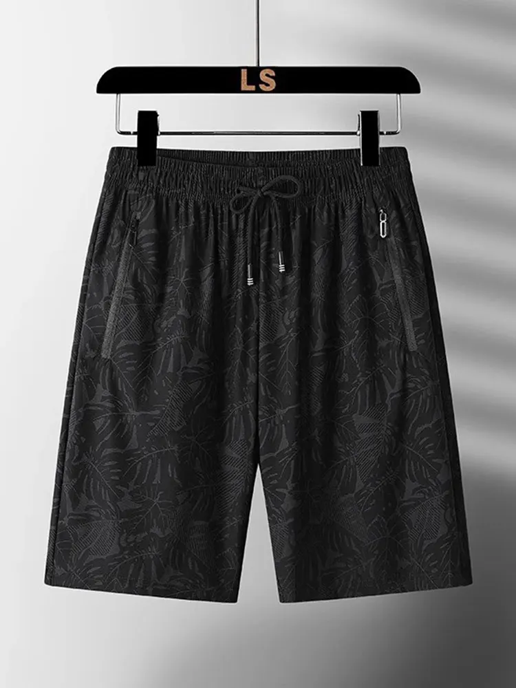 

Мужские летние спортивные шорты свободного кроя большого размера, быстросохнущие, охлаждающие, из ледяного шелка, бренд MK