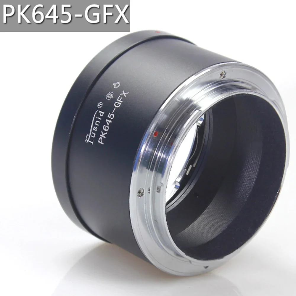 PK645-GFX Lens Adapter Mount Ring for Pentax 645 PK645 Lens and Fujifilm G Mount GFX100 GFX50S GFX50R GFX100S Camera