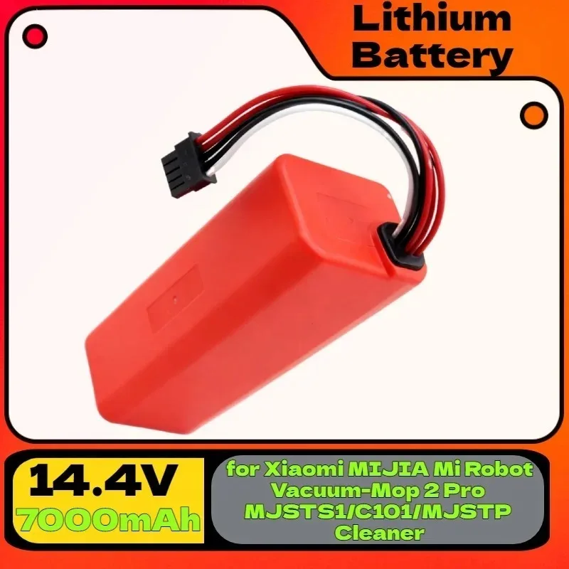 

D099-4S2P S1-260-4S2P Replacement Battery – 7000mAh Rechargeable, for Xiaomi MIJIA Mi Robot Vacuum-Mop 2 Pro MJSTS1/C101/MJSTP