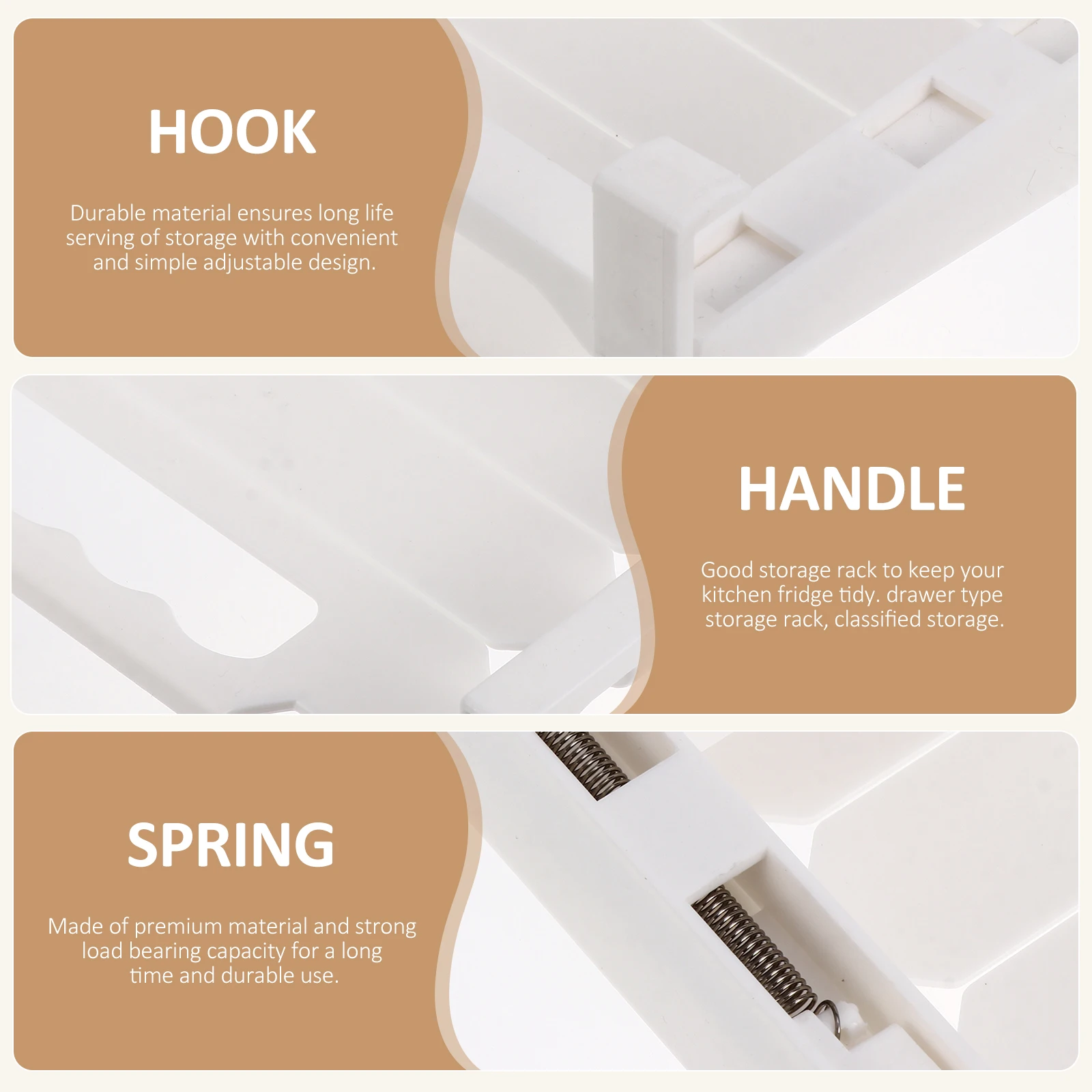 

10pcs Storage Fridge Storage Rack Rack Hanger Seal Bags Shelf Refrigerator Drawer Accessories Kitchen ganizer