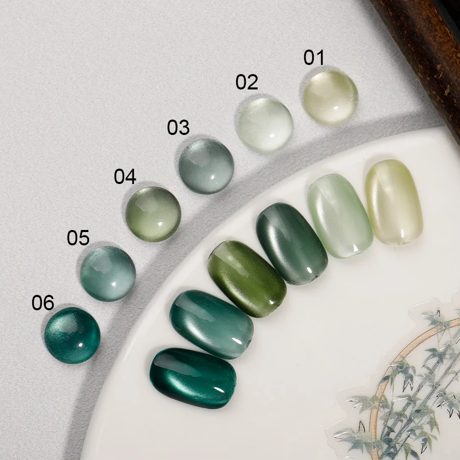 Kaniu 12ml 마그네틱 고양이의 눈 젤 매니큐어 세트 핑크 UV LED 젤 광택 크리스탈 고양이 눈 젤 래커 여름 네일 아트