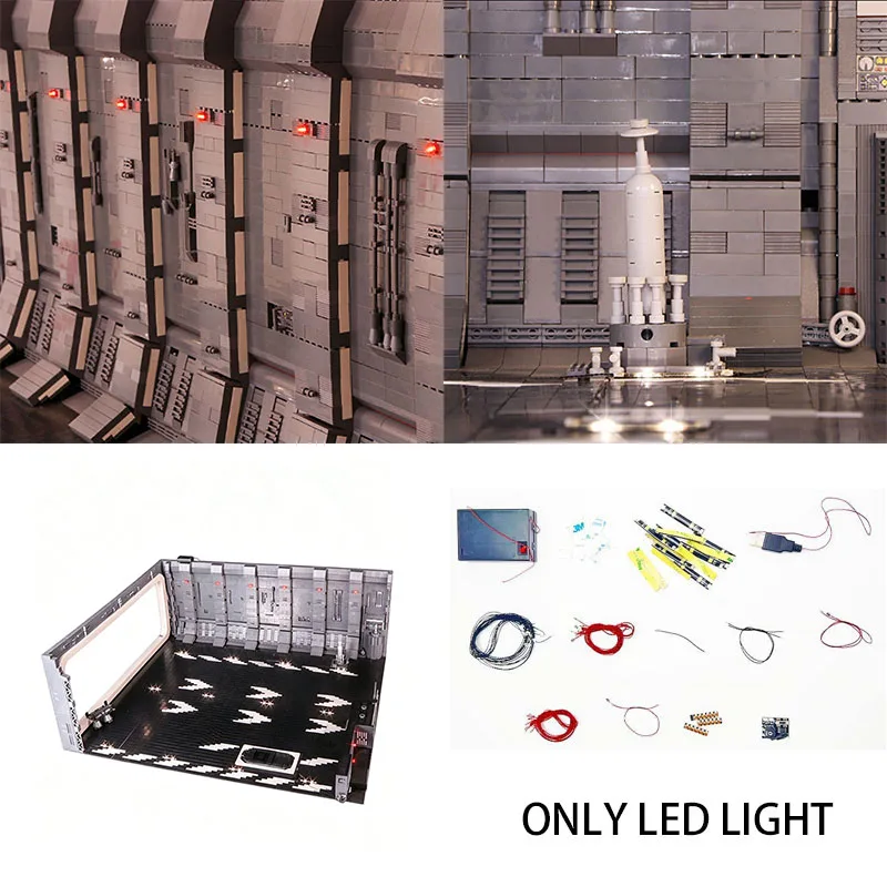 LED Light Kit for LEGO Docking Bay 327 for UCS Falcon 75192 Brocks Lamp Toy Accessories Set Christmas Gift (Model Not Includded)