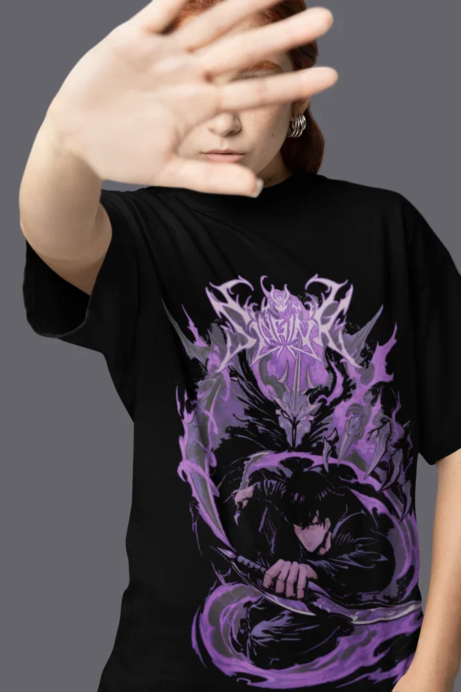 قميص التسوية المنفردة Sung Jinwoo تي شيرت ليو Zhigang تي شيرت أنيمي جوناس ريجي التي شيرت