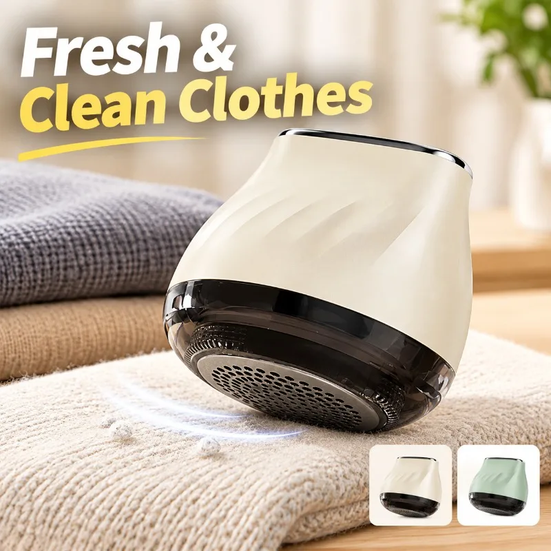 Rechargeable Lint Remover with Display Screen Household Suction Clothes Fuzz Shaver Portable Fabric Pellet Trimming Tool Vessel