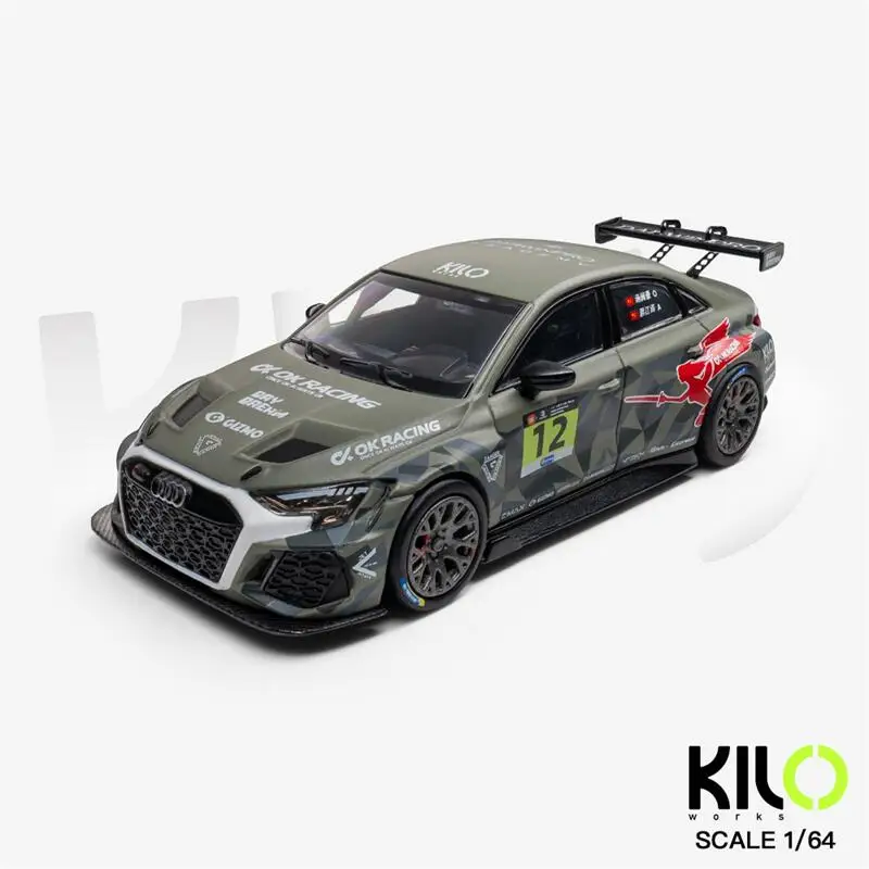 PreSale DarwinPRO x KILOworks 1:64 LMS RS3 TCR Die-Cast Car Model Miniature Gifts