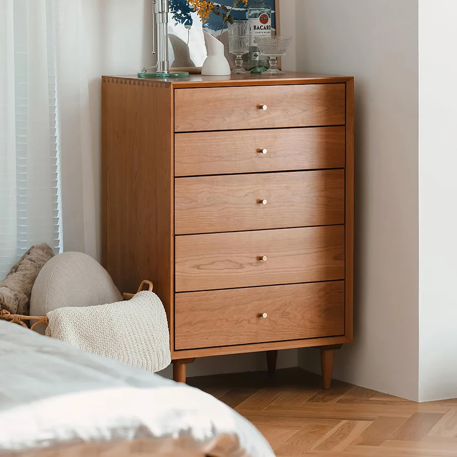 Wudou living room horizontal storage corner storage household simple modern solid wood