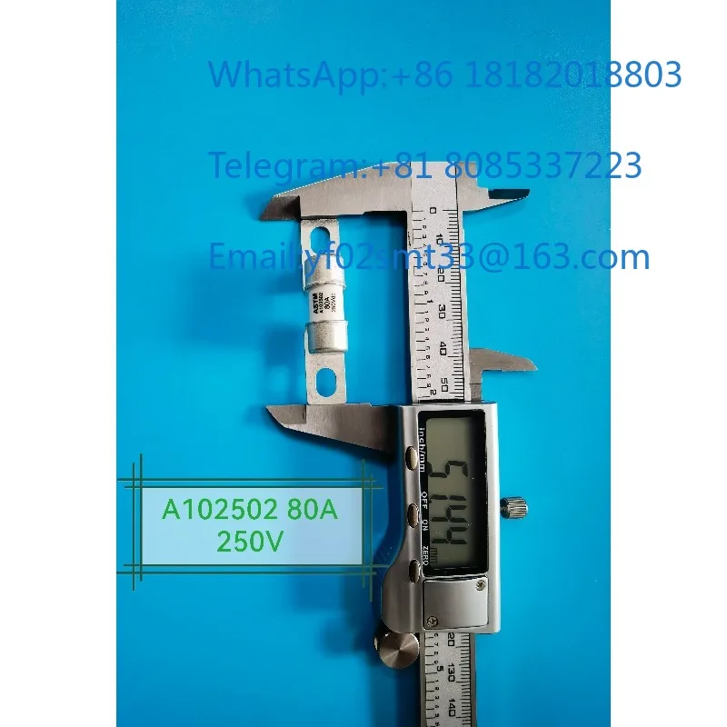 ASTM A102502 High Voltage New Energy Fuse 30A 50A 63A 80A 100A 200V 250V Protection Fuse Link