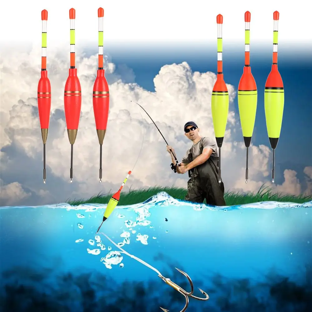 6g/8g/10g/15g/20g/30g EVA Luminous Fishing Float Long Vertical Night Lighting Fishing Floats Light Stick Bobber