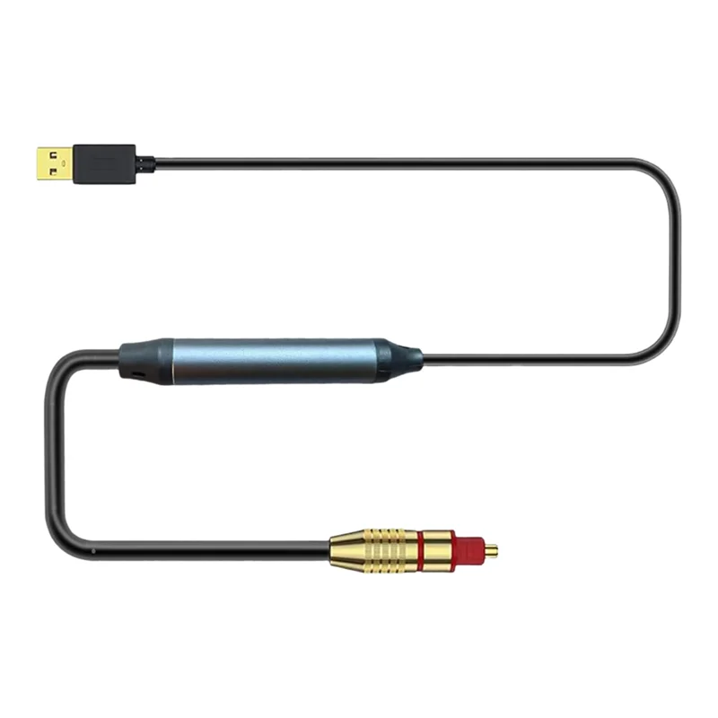 SQPP-USB para adaptador de áudio óptico usb para cabo óptico usb para conversor de áudio óptico cabo usb a para adaptador de porta spdif