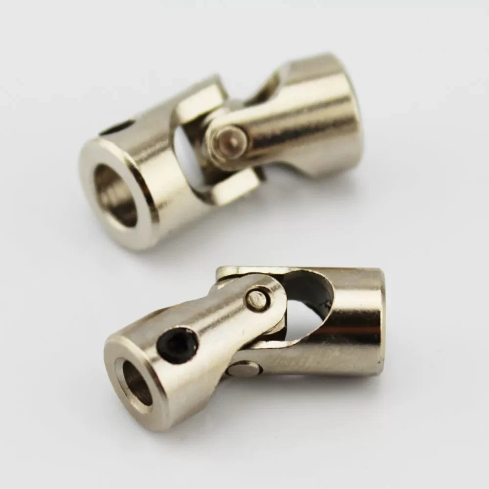 10pcs DIY Metal Universal Joint Coupler Steering Gear 2/3/3.17/4/5/6/6.35/8/10/12 mm, Car and Boat Model Motor Connectors