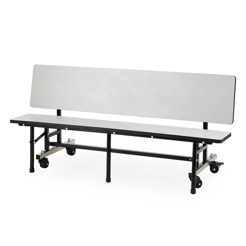 Dual-use activity folding outdoor dining table school and bench