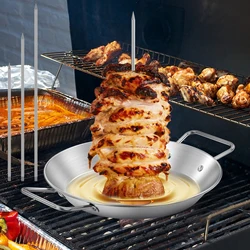 Vertical Skewer Stainless Steel Vertical Kebab Skewer Stand Vertical Kebab Skewer Stand With 8/10/12 Inch Removable Spikes