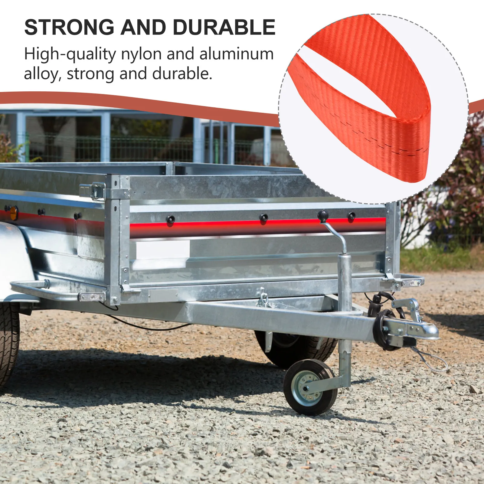 

1Pcs Tow Strap Heavy Duty Car Racing Tow Rope Front Bumper Strap Aluminum Alloy Nylon Towing Belt Car Modified Supplies Front