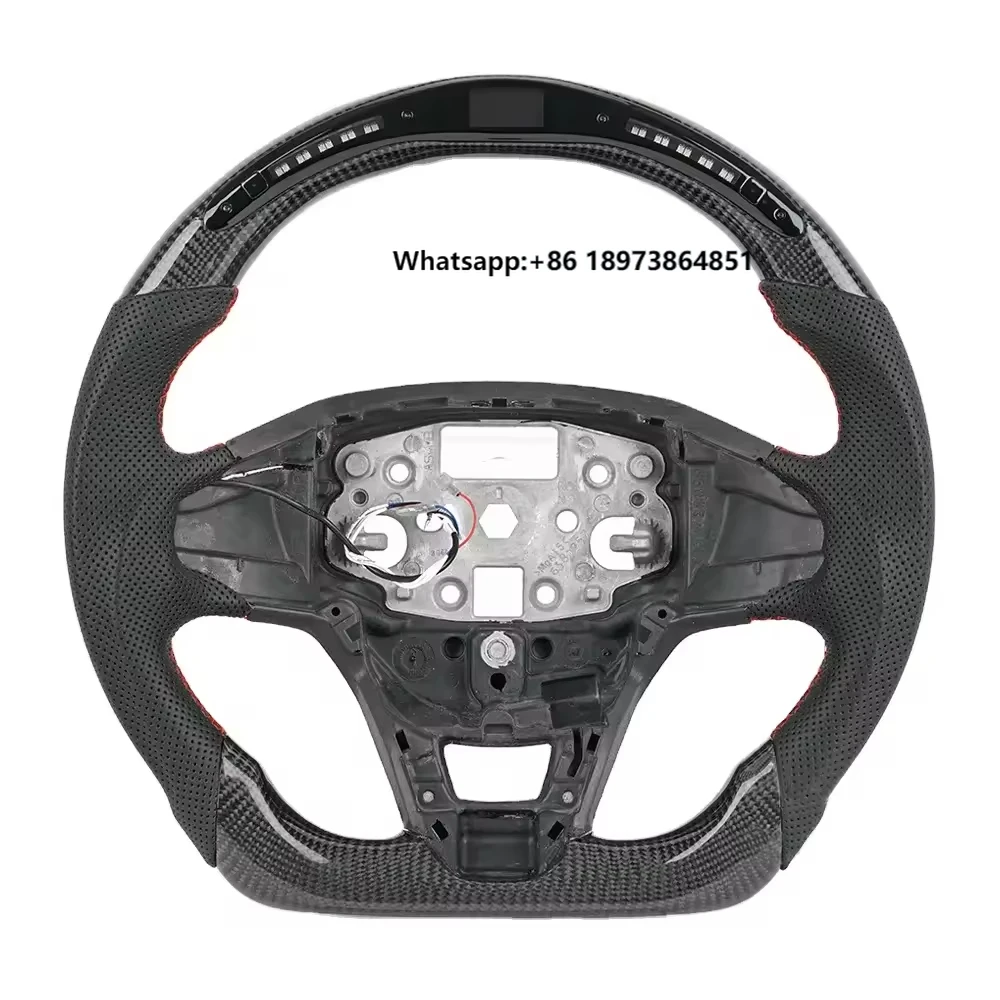 

Customizable Flat Bottom Full Leather Steering Wheel for Everest/ranger ford everest 2024 2022 2023 Sport Steering Wheel Leather