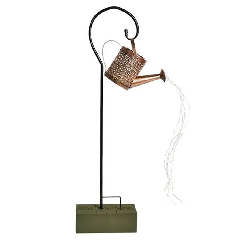 

Солнечные светильники ABRB-Solar в виде винтажного металлического чайника, водонепроницаемая светодиодная гирлянда для сада и улицы