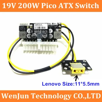 New upgrade Lenovo square port PSU 19V 200W Pico ATX switch mining PSU Computer MINI ITX DC ATX PC power supply for computer