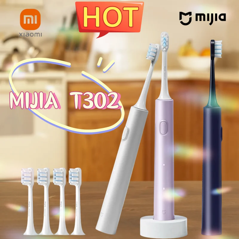 

XIAOMI MIJIA T302 Electric Sonic Toothbrush USB Charge Rechargeable For Adult Waterproof Electronic Whitening Teeth Tooth Brush