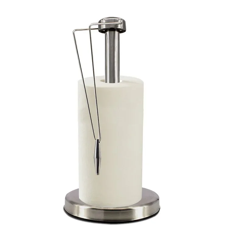 Kitchen Tissue Holder Stainless Steel Restaurant Tissue Holder European Style Toilet Paper Roll Holder