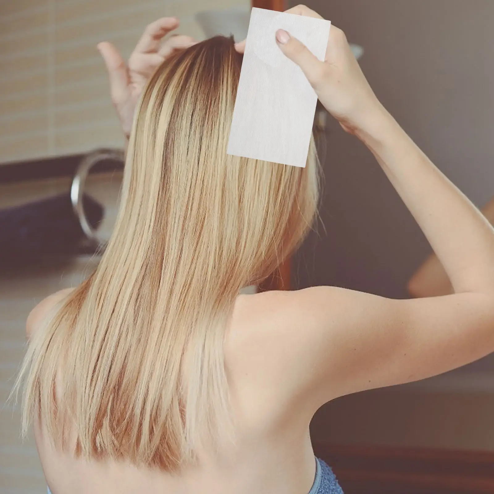 

130 Sheets Perming Hair Paper Sheets Soft Non-Irritating End Wraps for Curls Dyeing Portable Hairdressing Tool Salon Accessories