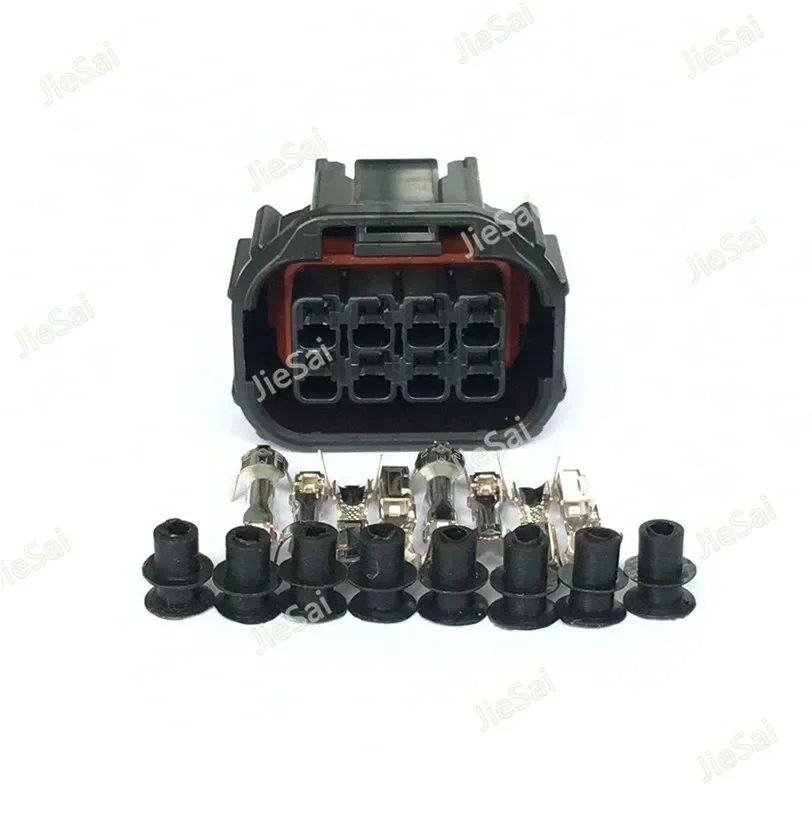 8 Pin Female Waterproof Connector LED Headlight Speaker Plug 6189-7423 For Honda Civic Odyssey XRV VEZEL