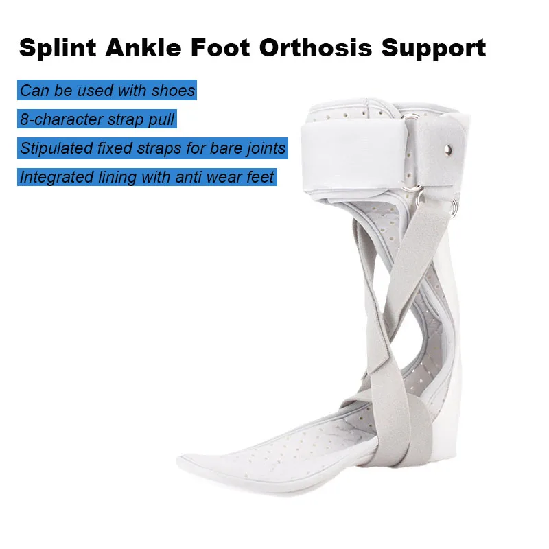 Foot Drop Support Stroke Hemiplegia Correction Shoes Ankle Joint Fixation Support Rehabilitation Fracture Protective Device