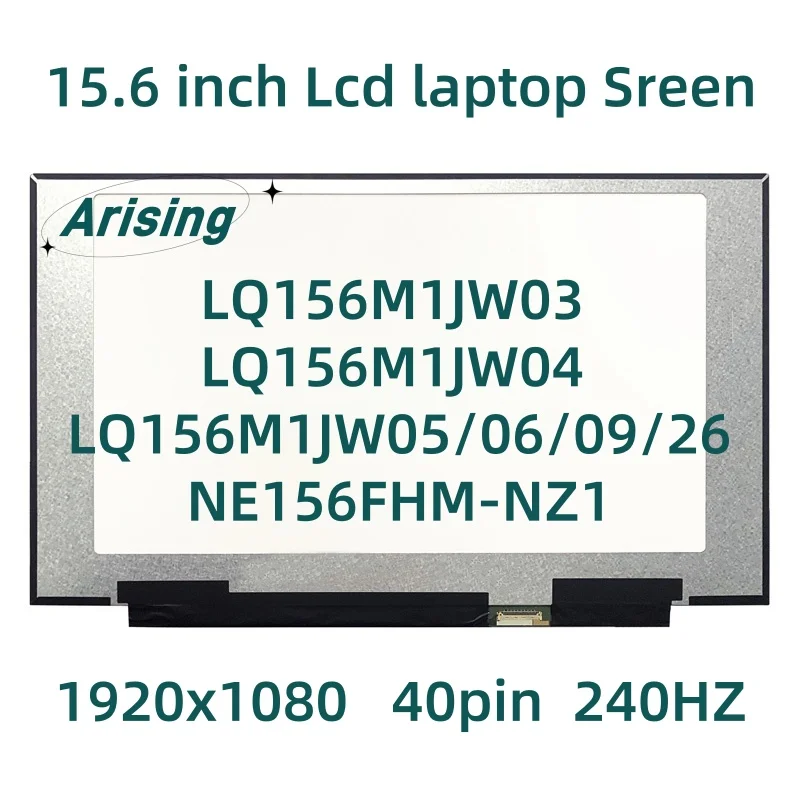 

15,6 "NE156FHM-NZ1 подходит для LQ156M1JW03 LQ156M1JW04 LQ156M1JW23 для MSI GS65 IPS 240 Гц 1920*1080 FHD цветной экран ноутбука