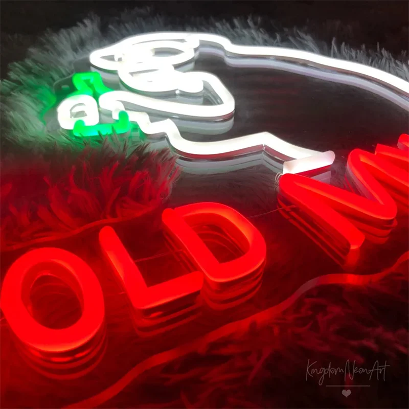 Gorilla Anime Houd Mijn Beer Neon Sign Muziek Pub Led Light Thuis Bar Party Usb Interface Fun Persoonlijkheid Muur Decor gift