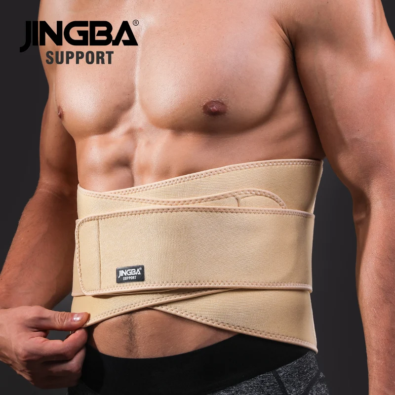 JINGBA-Entrenador de cintura de alta calidad, moldeador de cuerpo, cinturón de cintura de espalda de trabajo, Protector de articulaciones lumbares para deportes de Abdominale
