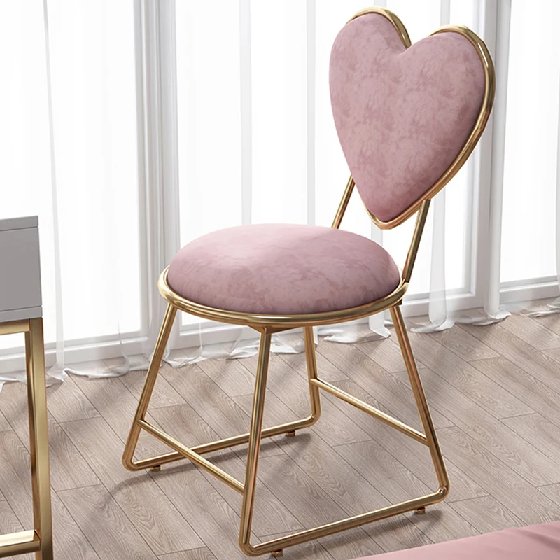 Simple and Light Luxury Butterfly Chair Dresser Stool Nail Scrubbing Chair Bedroom Nordic Girl Backrest