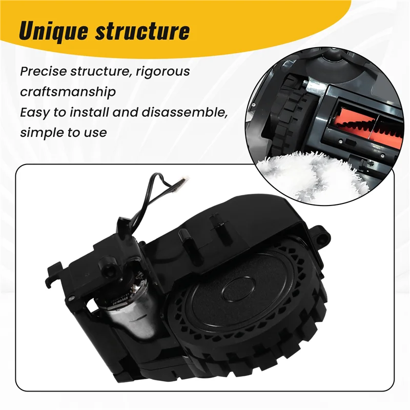 

Hot Selling Vacuum Wheel Motor For Roidmi EVA Self-Cleaning Emptying Robot Vacuum SDJ06RM Drive Wheels Replacement Parts L+R