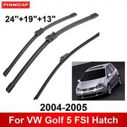 3PCS Car Wiper For VW Golf 5 FSI Hatch 2004-2005 Front Rear Wiper Blades Brushes Auto Accessories 2004 2005