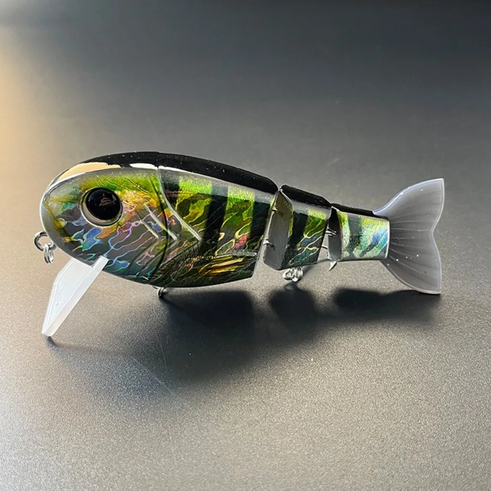 

2025 Плавающие 3-сегментные рыболовные приманки Bass Crankbaits 12,5 см/50 г Бионическая приманка Реалистичные глаза 3d глаза Пластиковая жесткая приманка