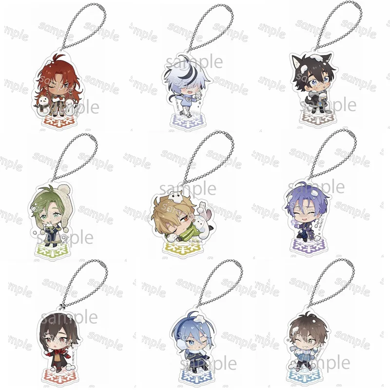 Anime Game Nu: Carnival Olivine Quincy Blade Cartoon Q Version Acrylic Keychain Pendant Cosplay Bag Charm Keyring Toy Gifts