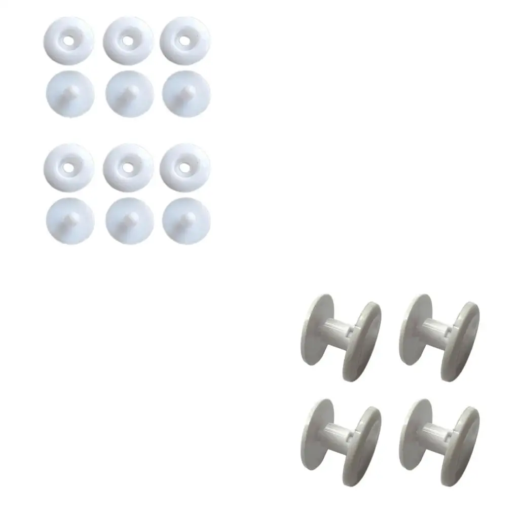 

4/6Pcs Sturdy Rivets for Hand Bags Versatile Repair Buttons Accessory Dependable Replacement Buttons for Everyday Use