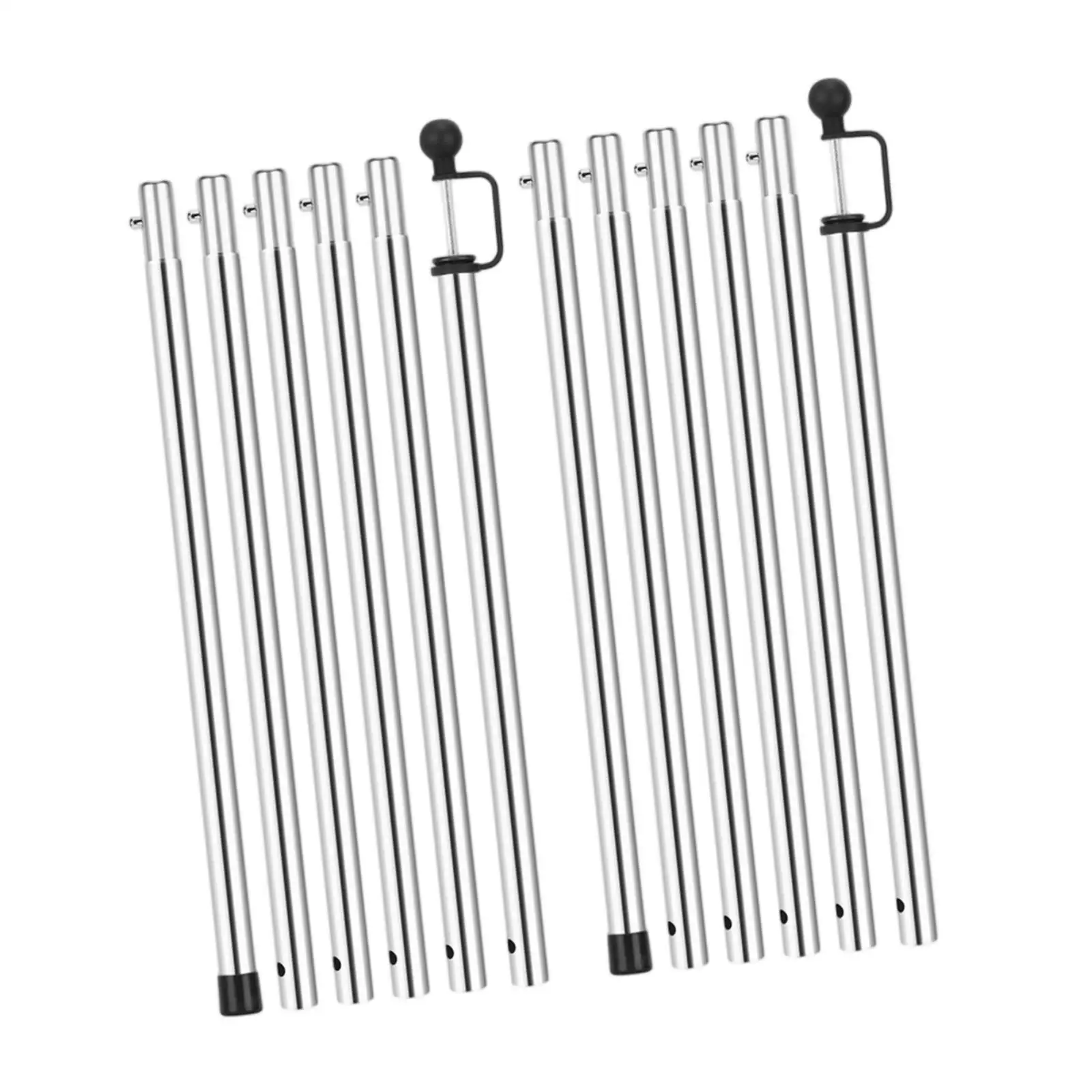 Tarp Poles Adjustable Outdoor Backpacking Support Hiking Pole