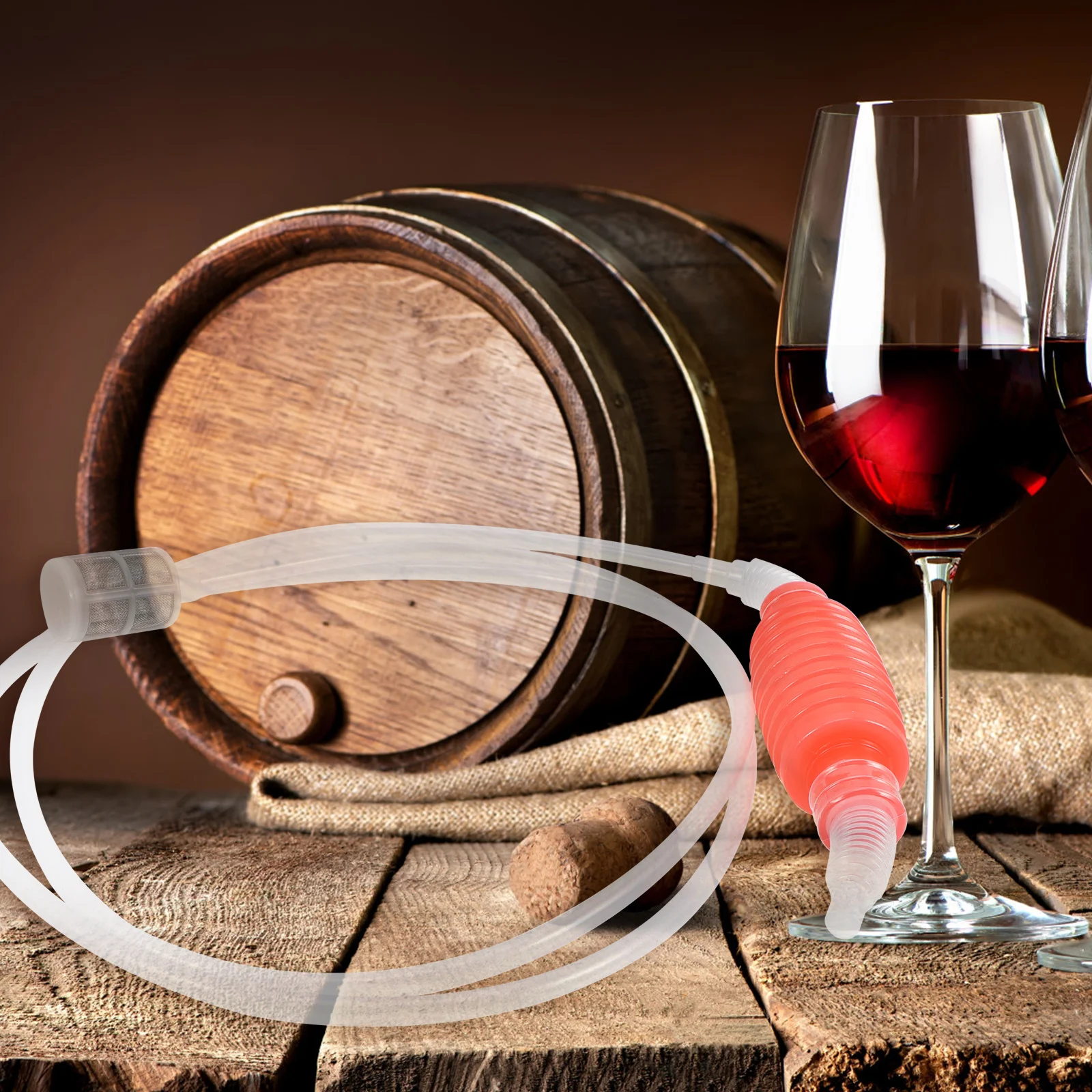 

2pcs Yeast Siphon Tool Smooth Filter Tubing For Wine Beer Brewing Transfer Hose Making Tools Brew Syphon