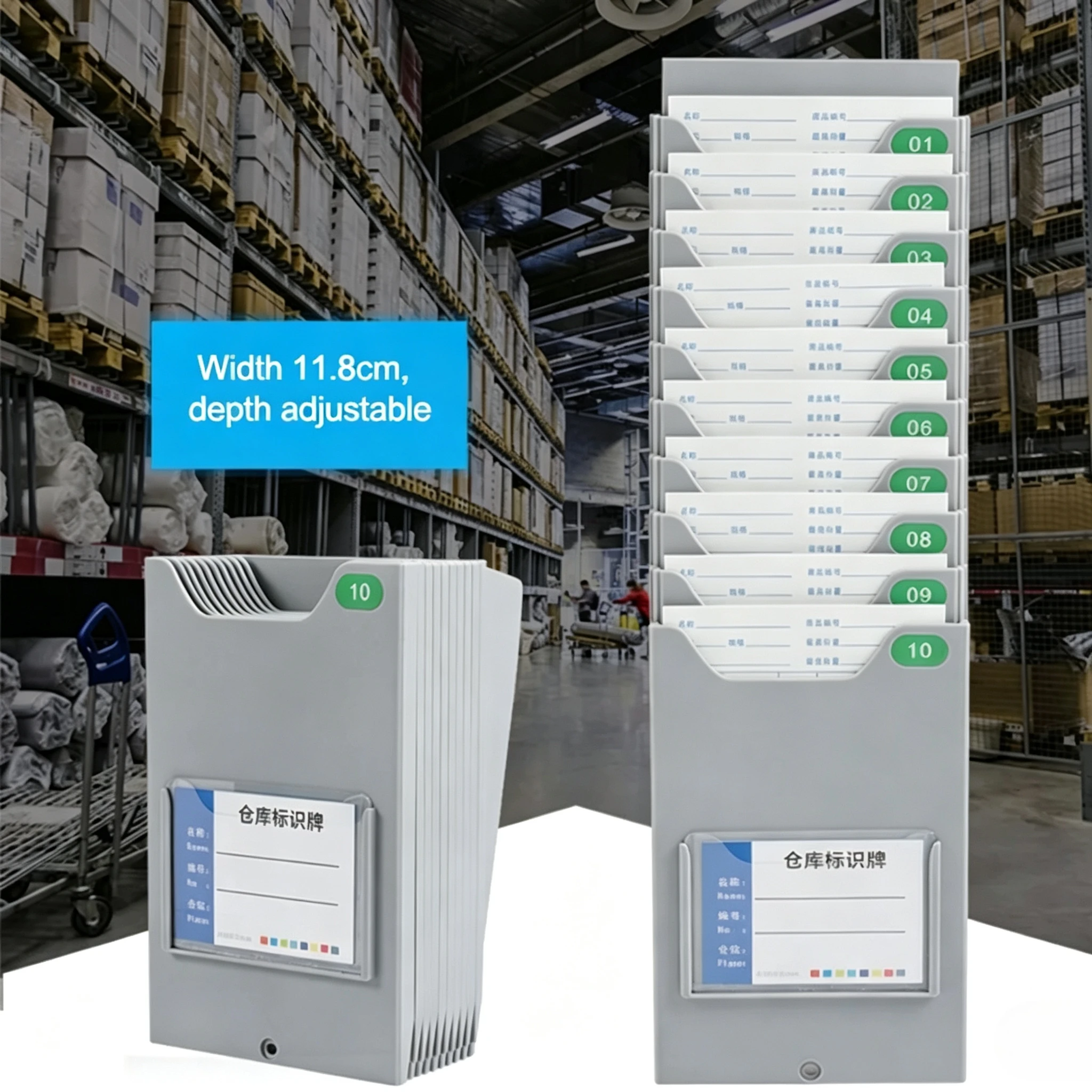 Time Card or Holder Clock Cards Rack Clocking Plastic Stand Cards Bracket for time Recorder Electronic Attendance Machine