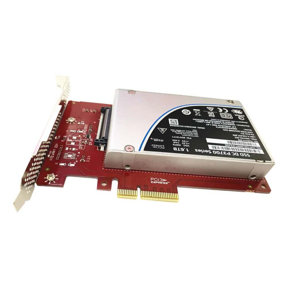 2.5-inch NVMe U.2 SSD hard drive SF8639 interface to PCIe 3.0X4 adapter card for Intel 2.5" NVMe U2 SSD