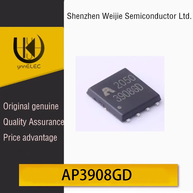 Brand New Genuine AP3908QD 30V 20A MOSFET Chip with 3908QD Marking 3x3