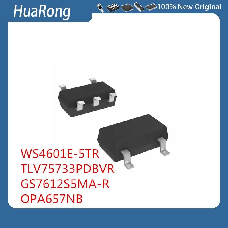 5Pcs/Lot      WS4601E-5/TR  WS4601E-5  4601  SOT23-5      TLV75733PDBVR      GS7612S5MA-R   OPA657NB SMBT3904DW1T1G  SOT-363