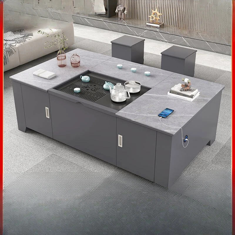 

Домашний кофейник кунг-фу для гостиной, автоматическая подъемка, интегрированный современный минималистичный офис, tea roc