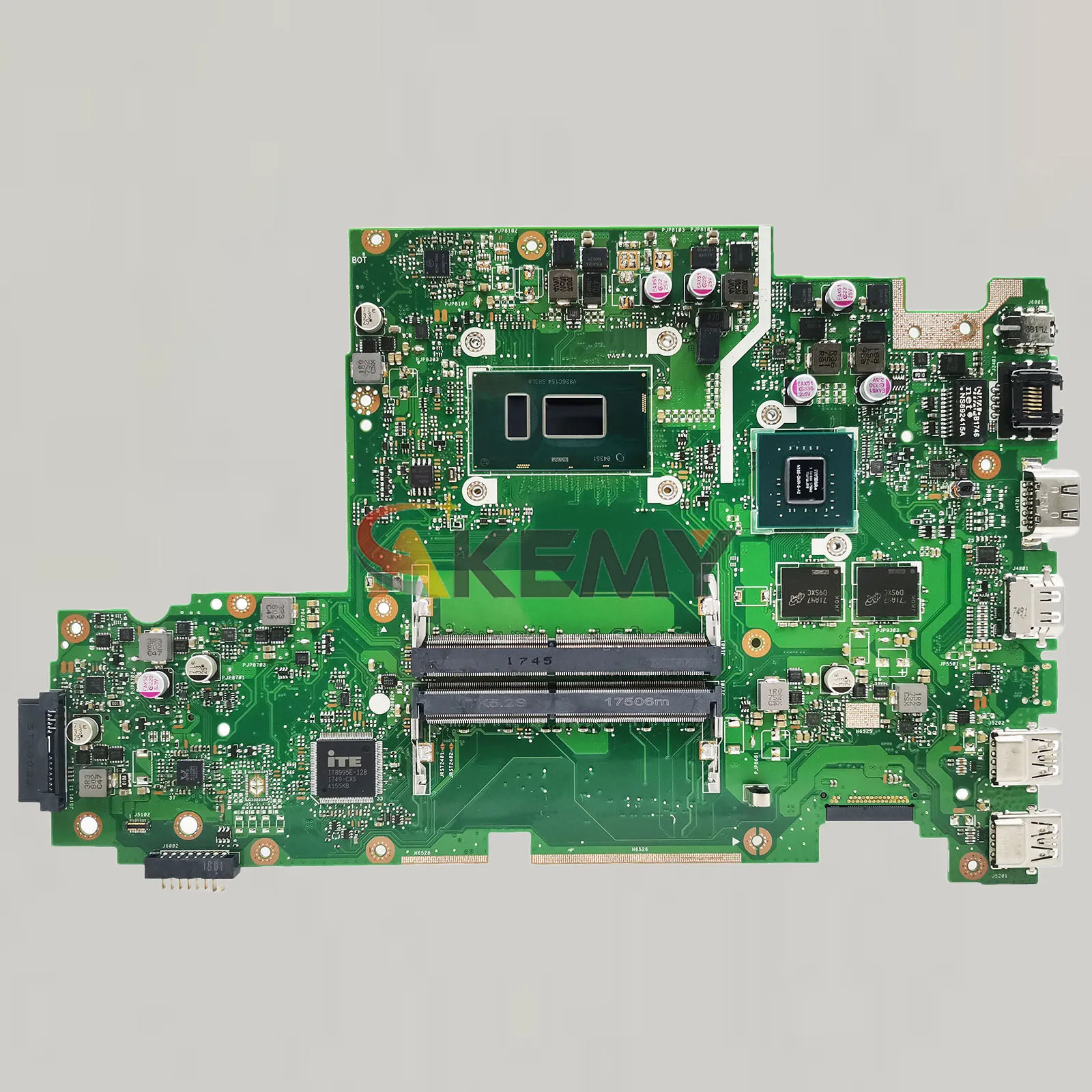 X542UQ Laptop Motherboard For ASUS FL8000U X542UR X542UF A580U X542URR X542U X542UQR X542URV X542UN Mainboard With I3 I5 I7 CPU