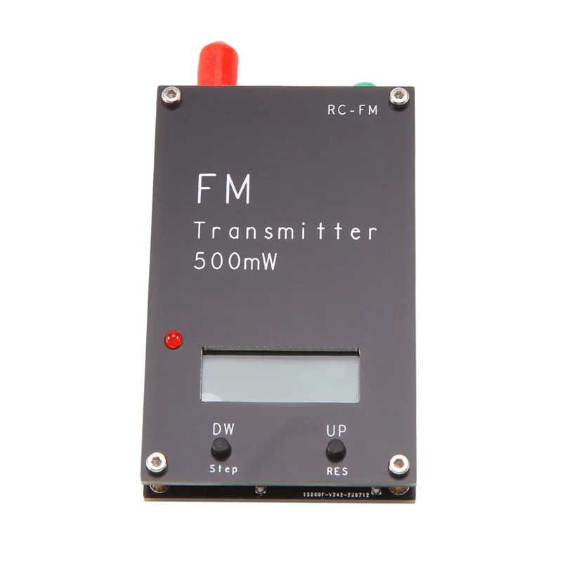 Portable 88-108MHZ 2000M FM Stereo Transmitter LCD Digital with Display Output 500MW FM Transmitter