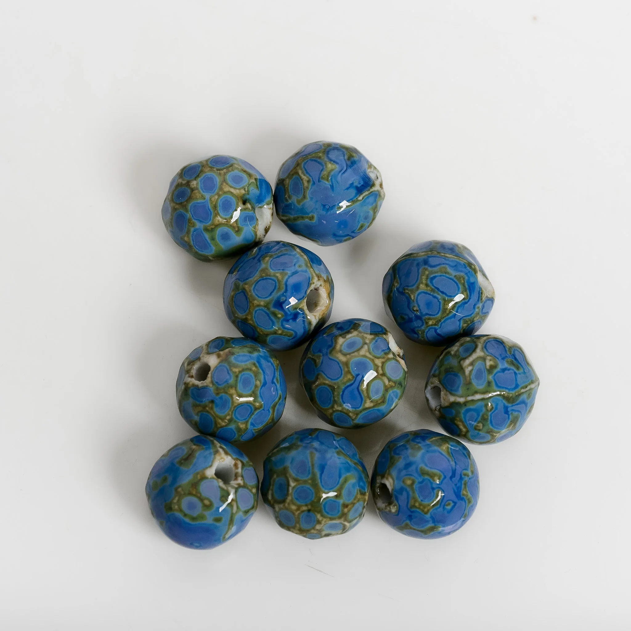 10 stuks luipaard keramische kralen van hoge kwaliteit porseleinen sieradenaccessoires voor het maken van sieraden # MY262