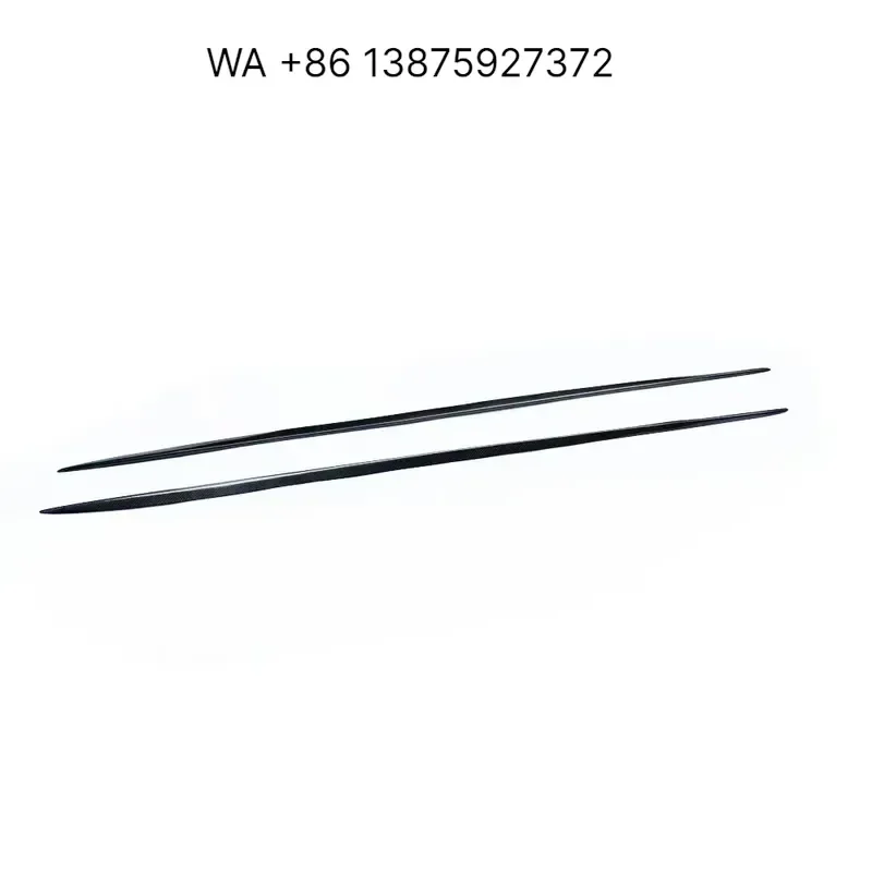Wmwmnu Carbon Fiber Side Bumper Extension Skirt Splitter for C290 X290 GT43 GT50 GT53 GT63 2019-2022 Add on Style